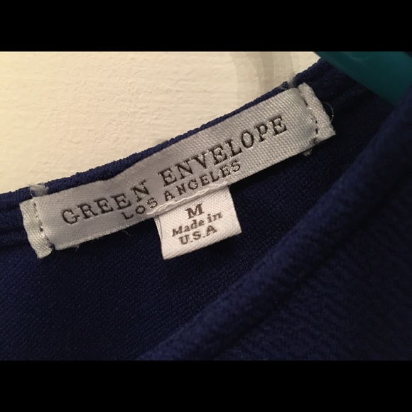 Green Envelope cobalt dark blue top - Picture 2 of 3